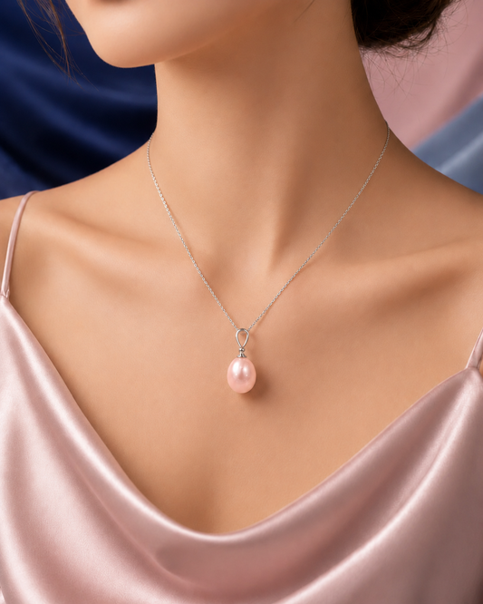 Blush Drop Pendant