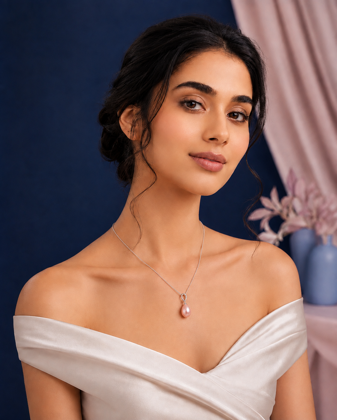 Blush Drop Pendant