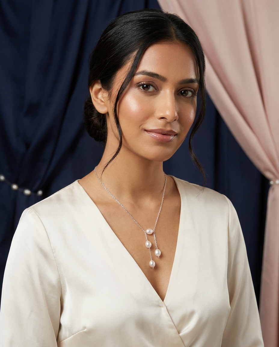 Cascade Pearl Necklace