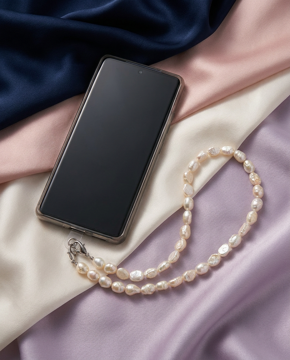 Pearl Phone Wrist Strap